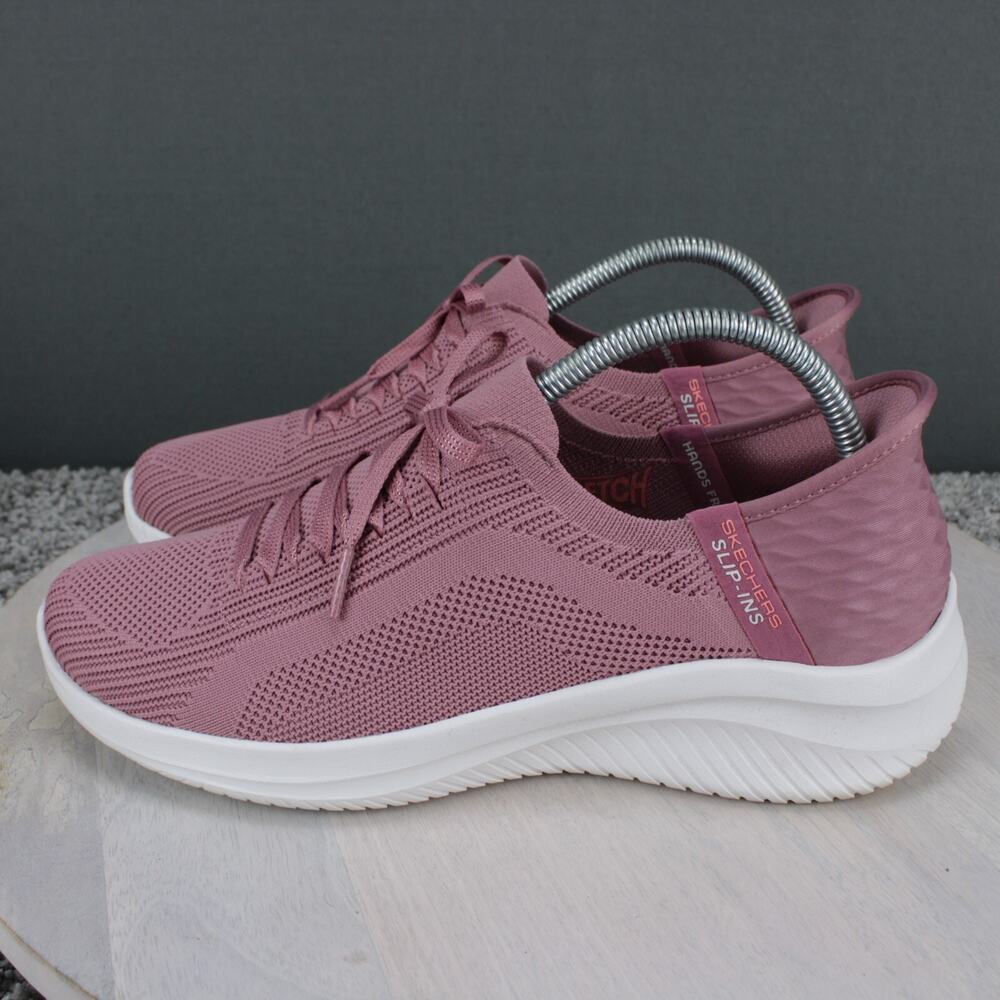 Skechers Ultra Flex 3.0 Sneakers Womens 9 Pink Mesh Comfort - Picture 5 of 9